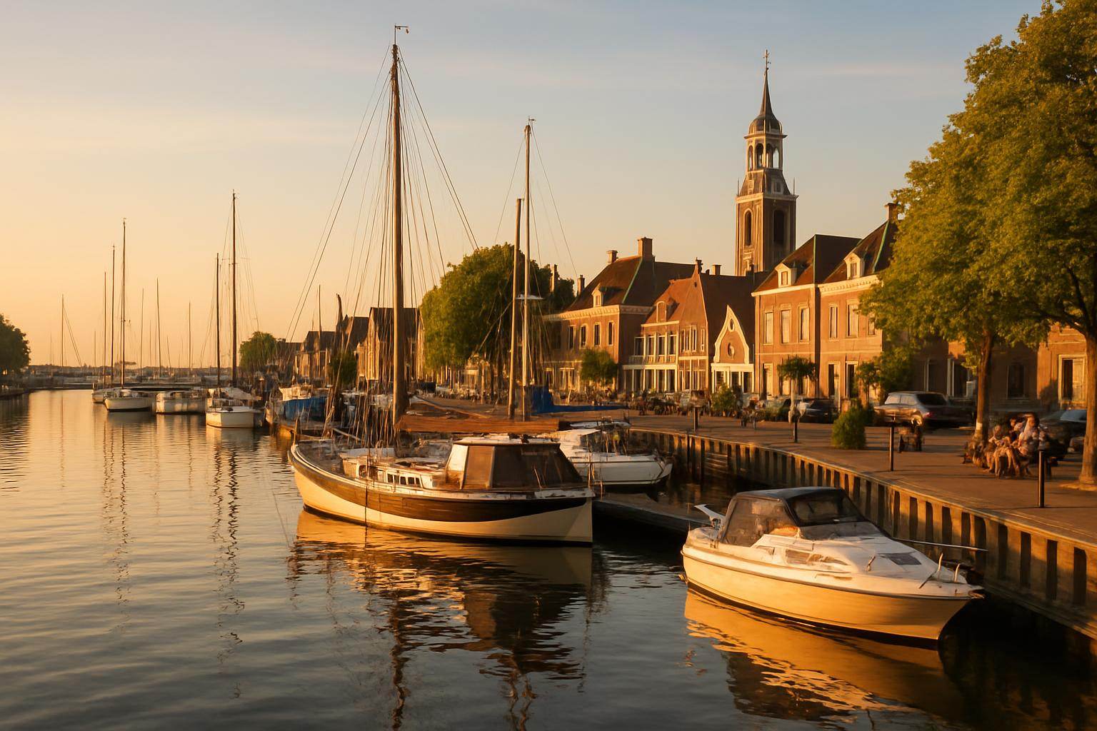 Landschap bij Lemmer