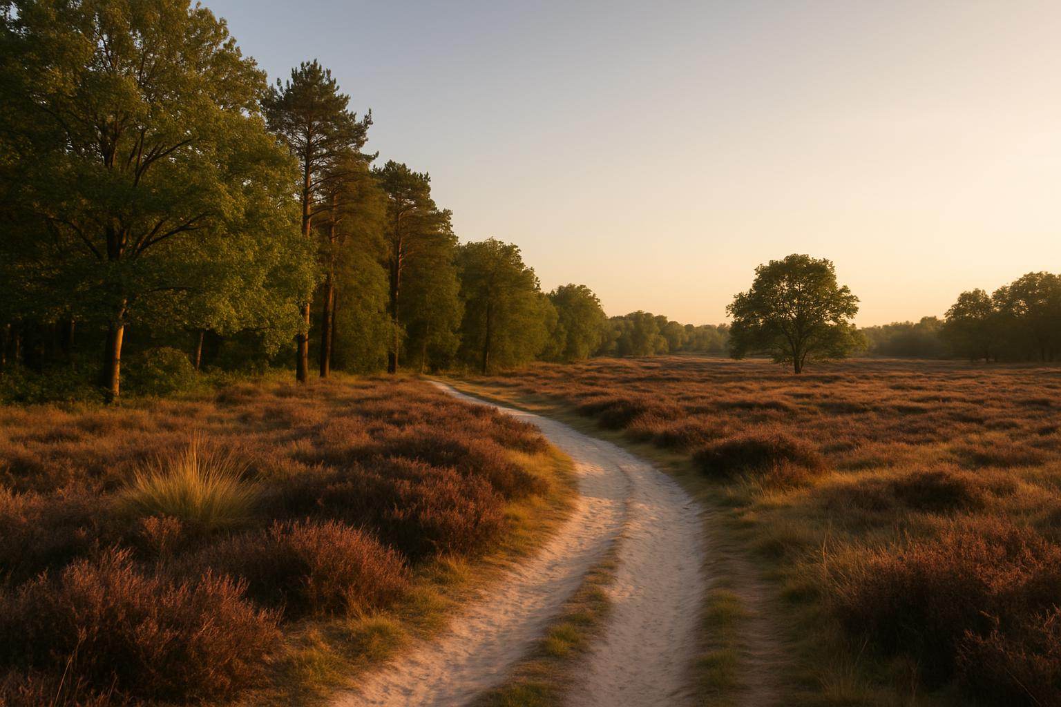 Landschap bij Ruinen